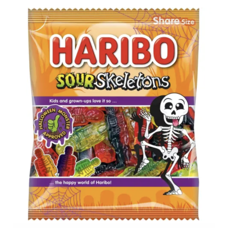 Haribo Sour Skeletons 140g