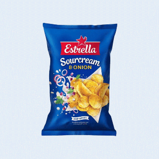 Chips ESTRELLA sourcream/onion 40g