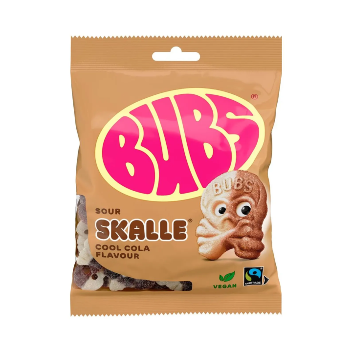 Bubs Cool Cola Skalle 90g -5