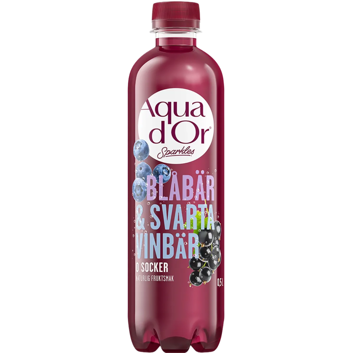 Aquador Blåbär/Svartvinbär 0,5l -3