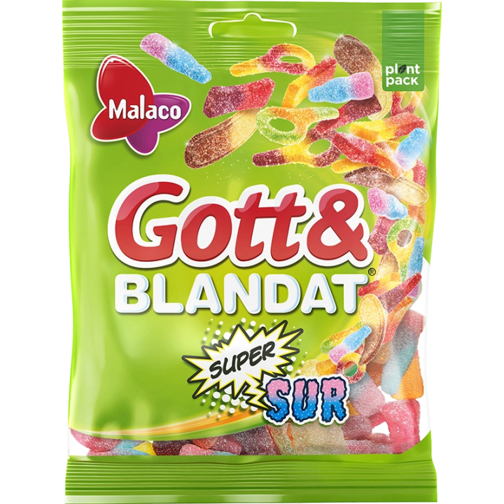 Malaco Gott&Blandat Supersur 130g -3